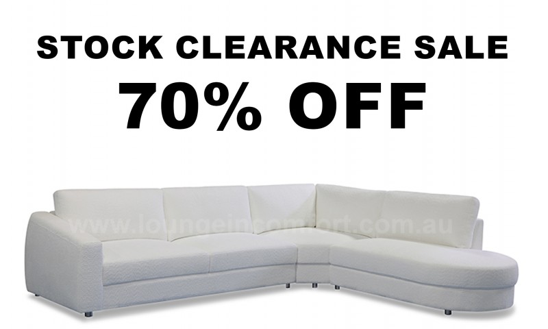 HALO CORNER CHAISE LOUNGE IN FABRIC (BRAND NEW)